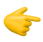 icon hand pointing right
