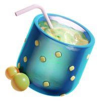 3d icon juice