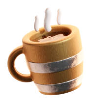 3d icon cup coffee